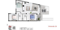 New Build - Apartment / flat - Pilar de la Horadada - pueblo