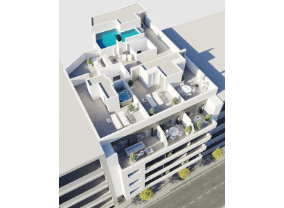 Takvåning - Nybyggnation - Torrevieja - Centro
