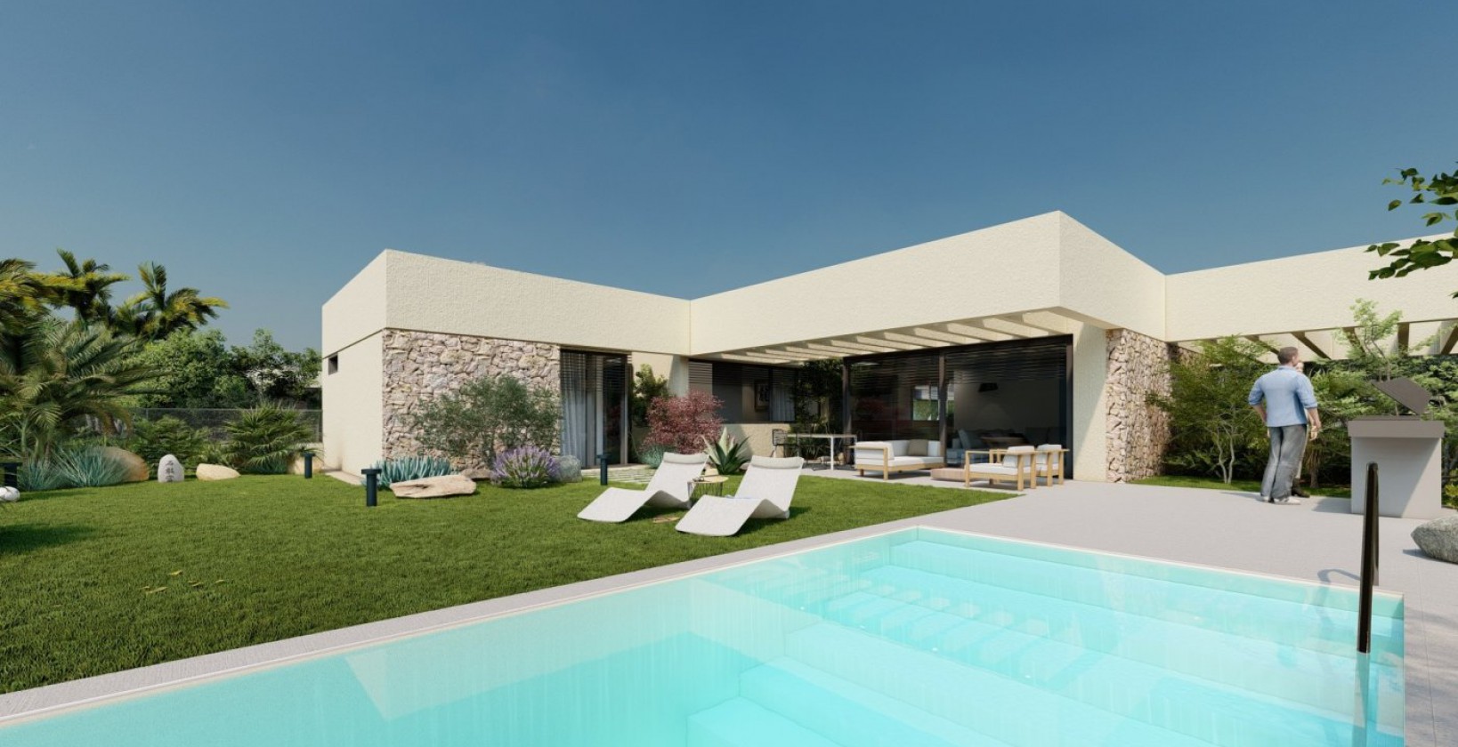 New Build - Villa - BAÑOS Y MENDIGO - Altaona golf and country village