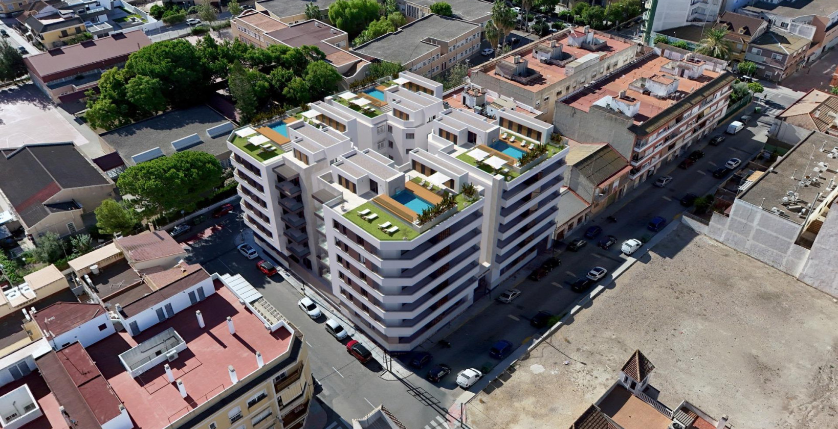 Nybyggnation - Lägenhet / lägenhet - Almoradi - Center