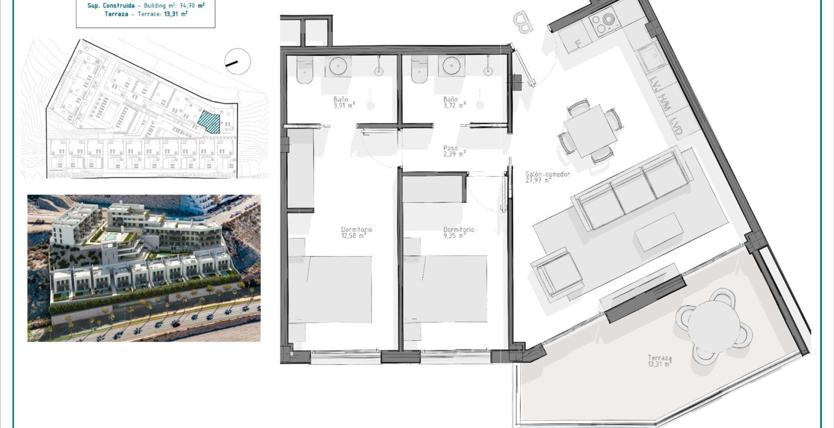 New Build - Apartment / flat - Águilas - El Hornillo