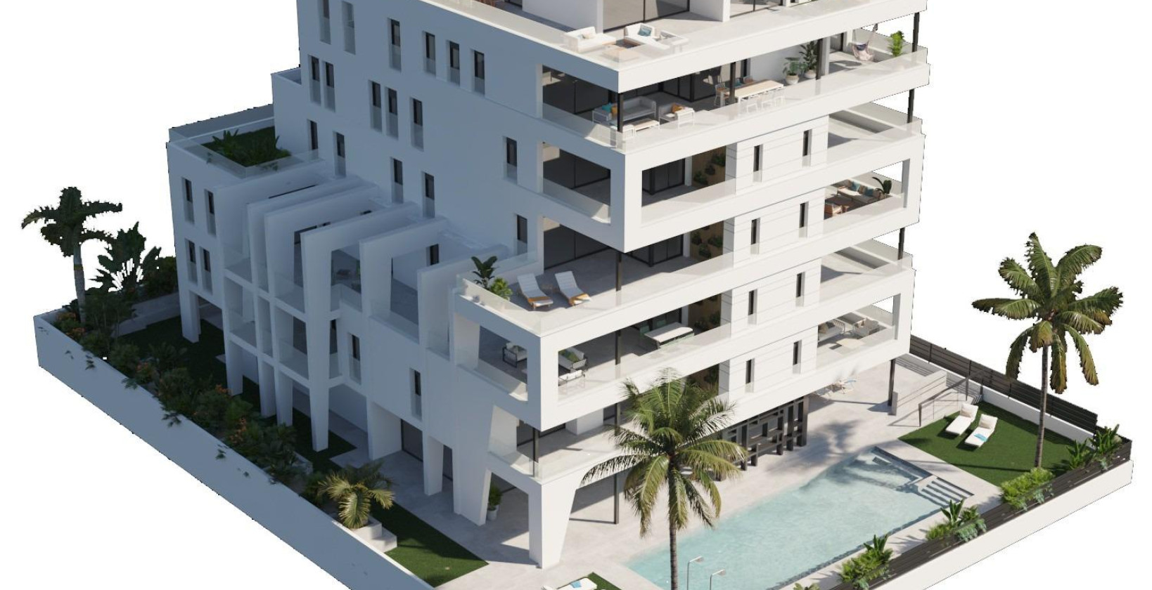 New Build - Apartment / flat - Águilas - Puerto deportivo Juan Montiel