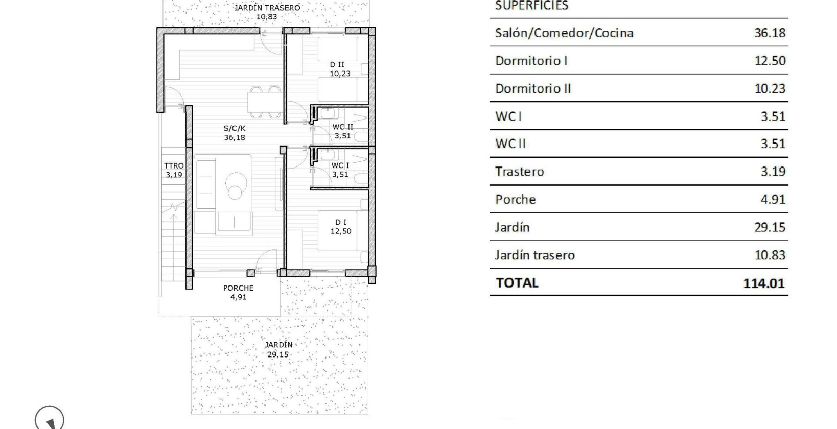 Nueva construcción  - Bungalow - San Miguel de Salinas - Pueblo