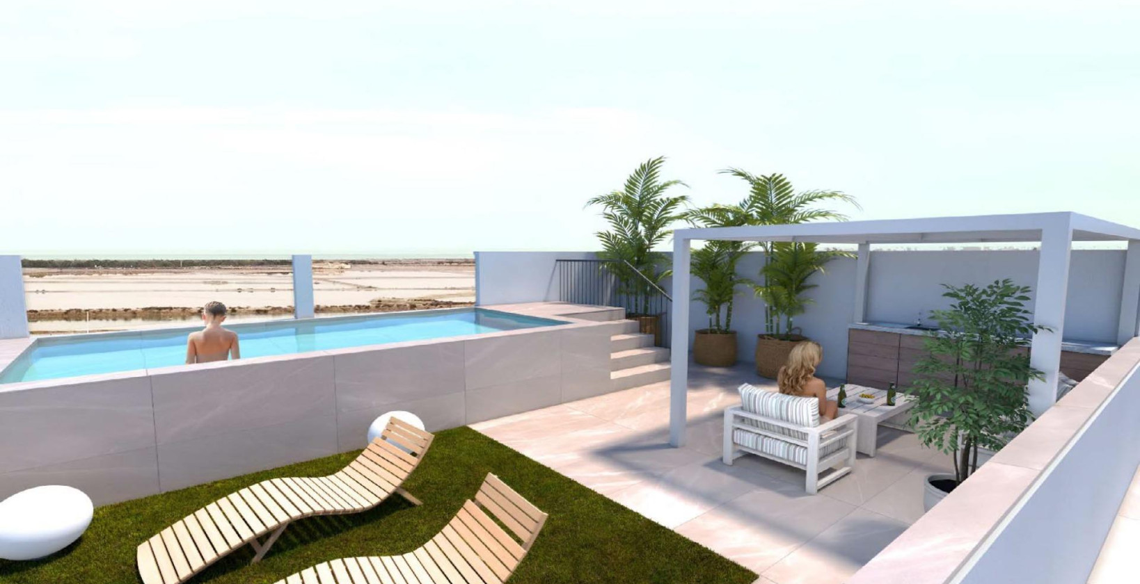 New Build - Bungalow - San Pedro del Pinatar - Lo pagan