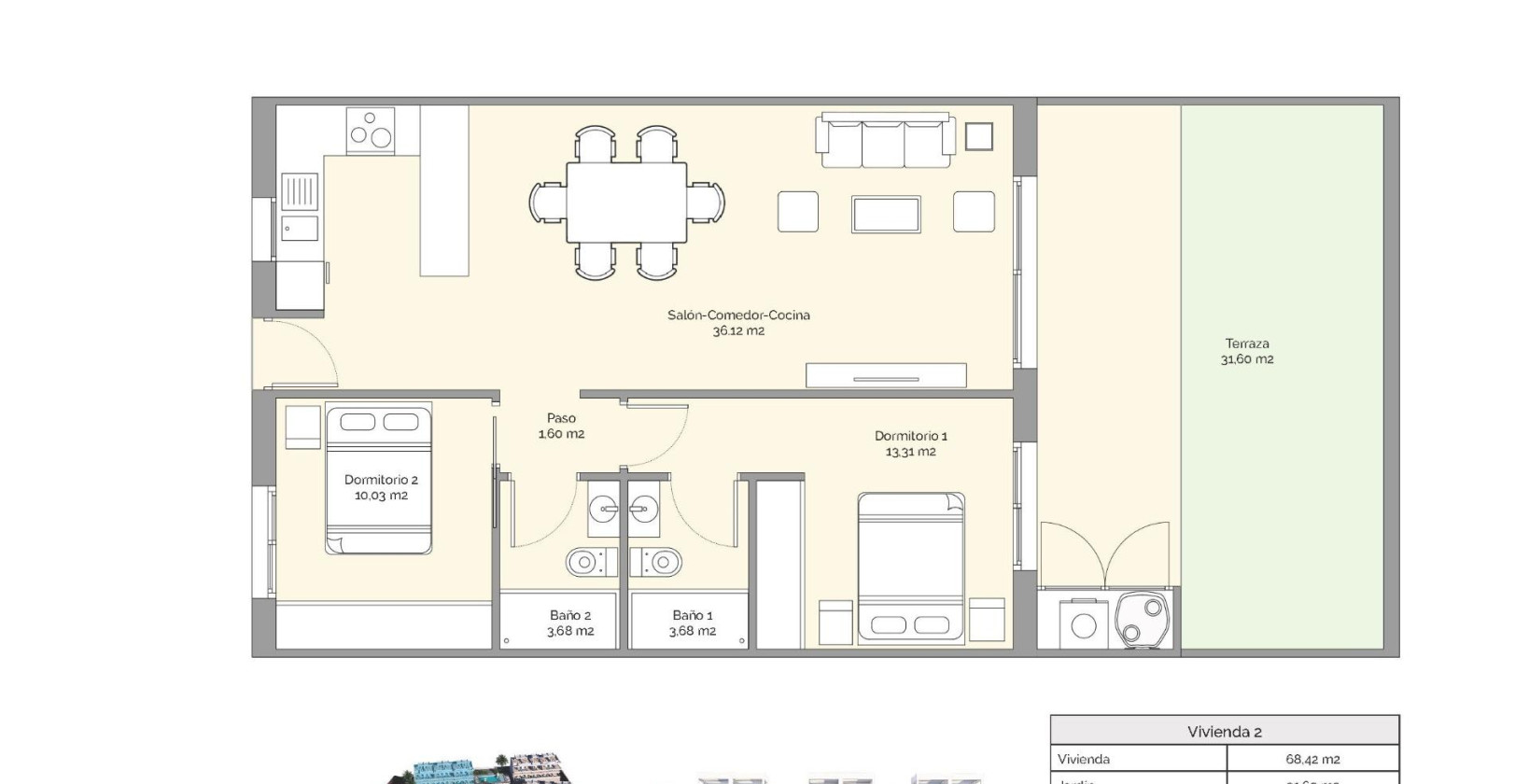 New Build - Apartment / flat - Finestrat - Golf Piug Campana