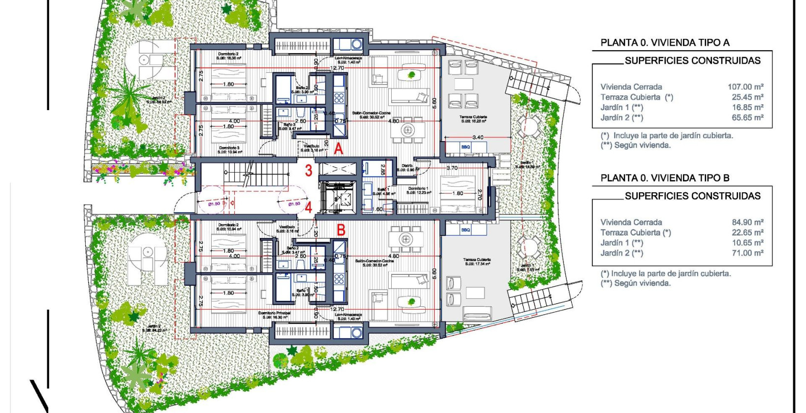 Nybygg - Leilighet / leilighet - La Manga Club - Las Orquídeas