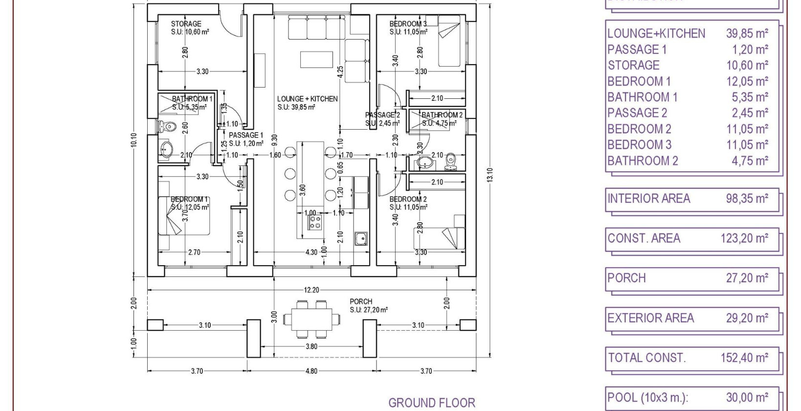 Nueva construcción  - Chalet - Pinoso - Campo