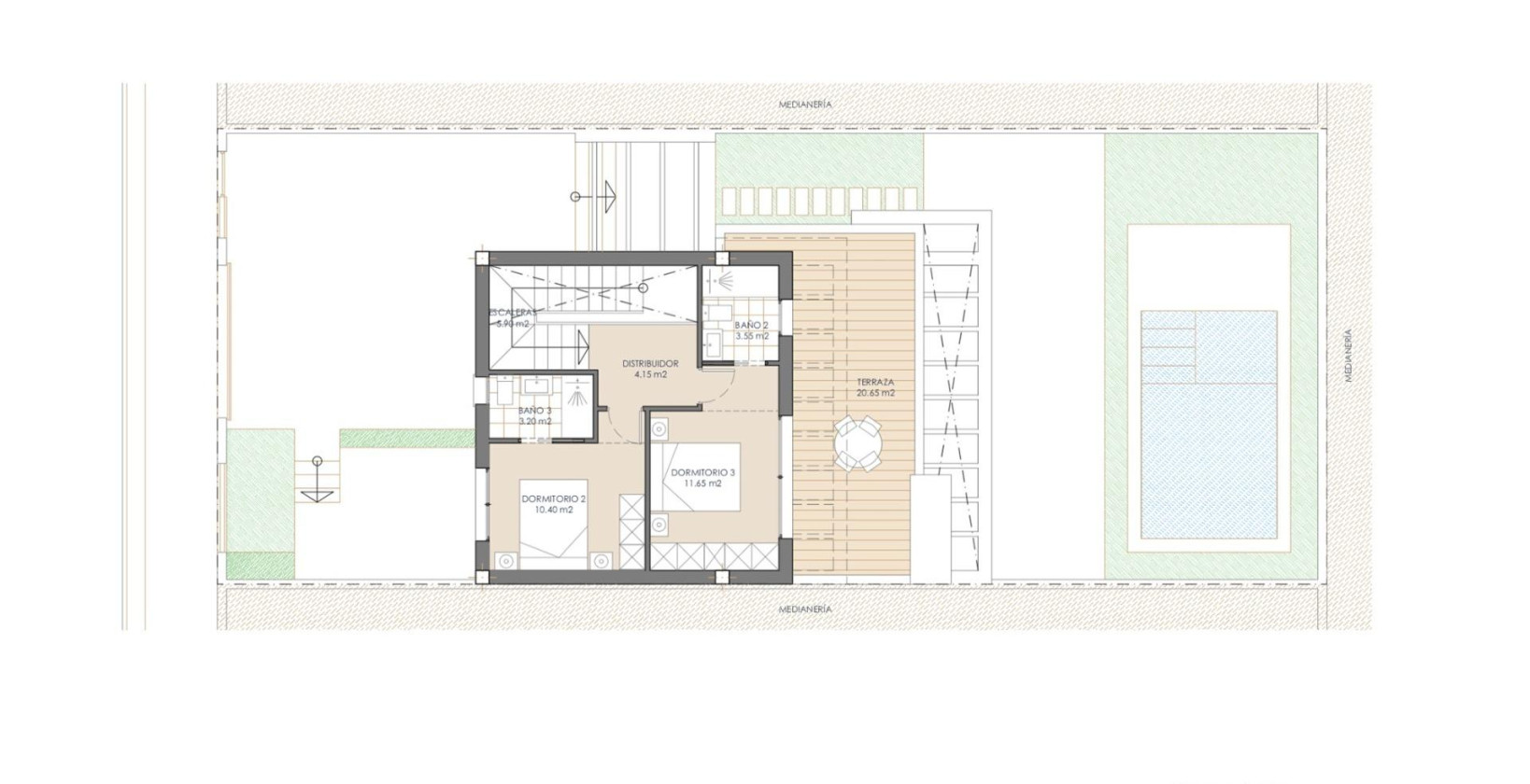 Nueva construcción  - Chalet - San Juan de los Terreros - Las Mimosas