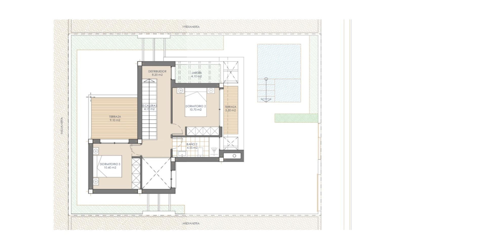 Nueva construcción  - Chalet - San Juan de los Terreros - Las Mimosas