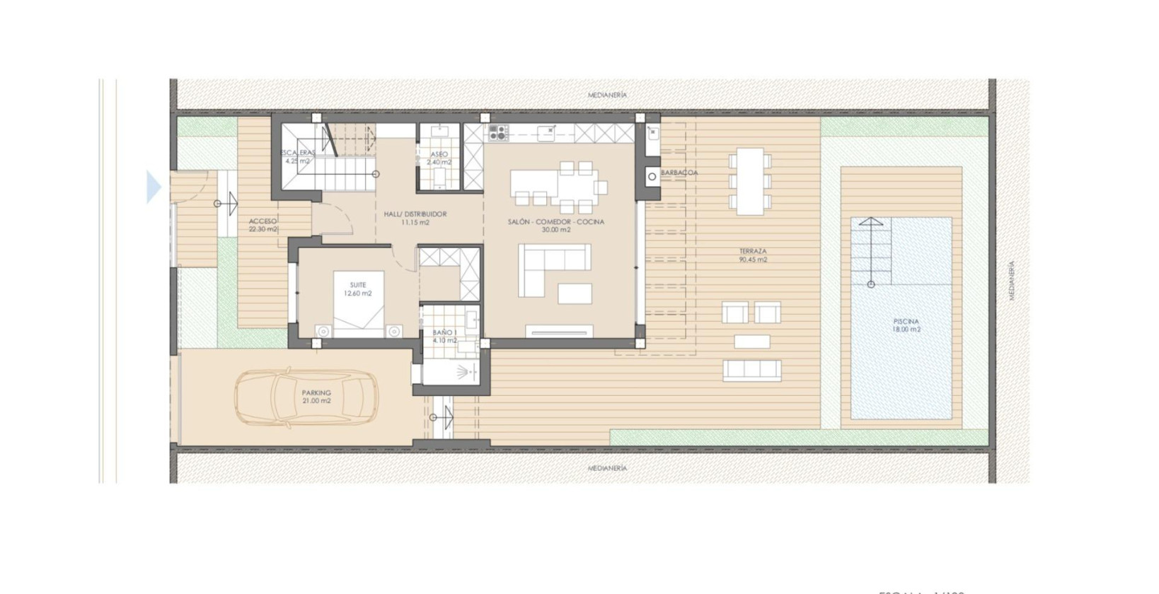 Nueva construcción  - Chalet - San Juan de los Terreros - Las Mimosas