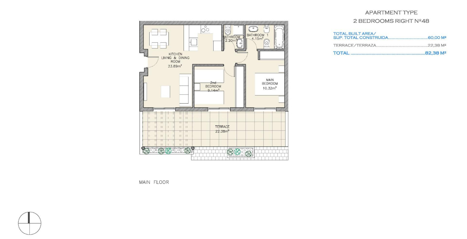 New Build - Apartment / flat - Águilas - Collados