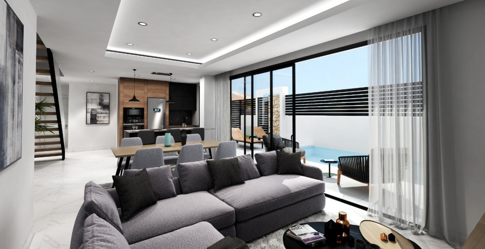 Nueva construcción  - Villa Semi Adosada - Los Montesinos