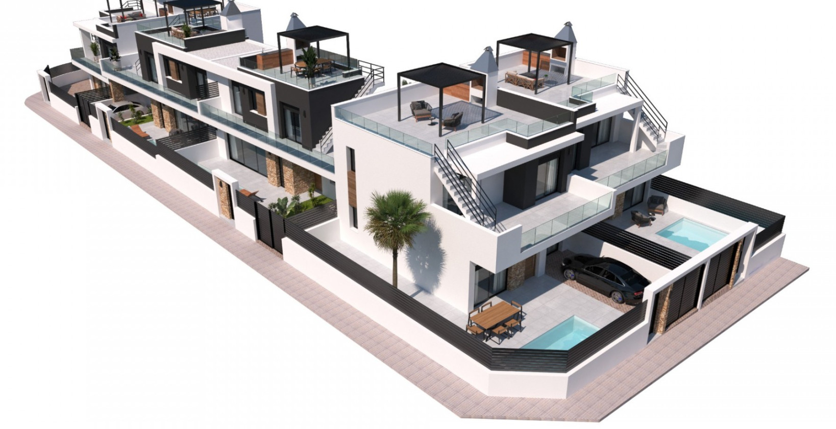 Nueva construcción  - Villa Semi Adosada - Los Montesinos