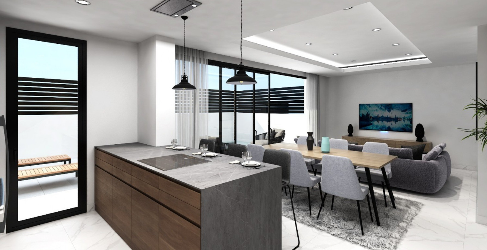 Nueva construcción  - Villa Semi Adosada - Los Montesinos