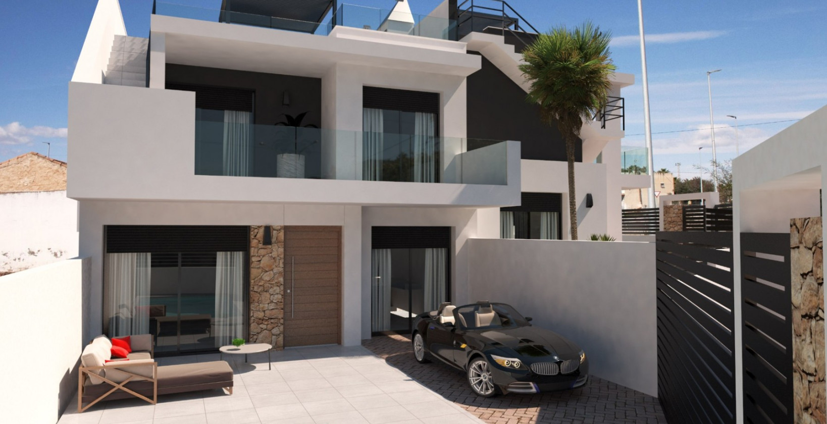 Nueva construcción  - Villa Semi Adosada - Los Montesinos