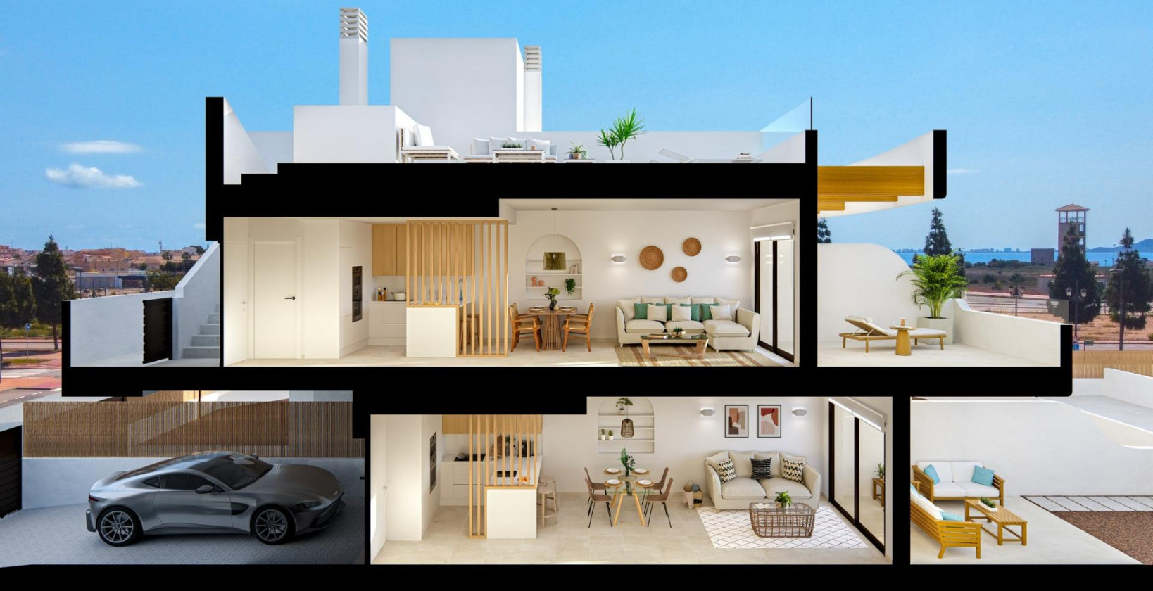 New Build - Apartment / flat - Los Alcazares - Serena Golf