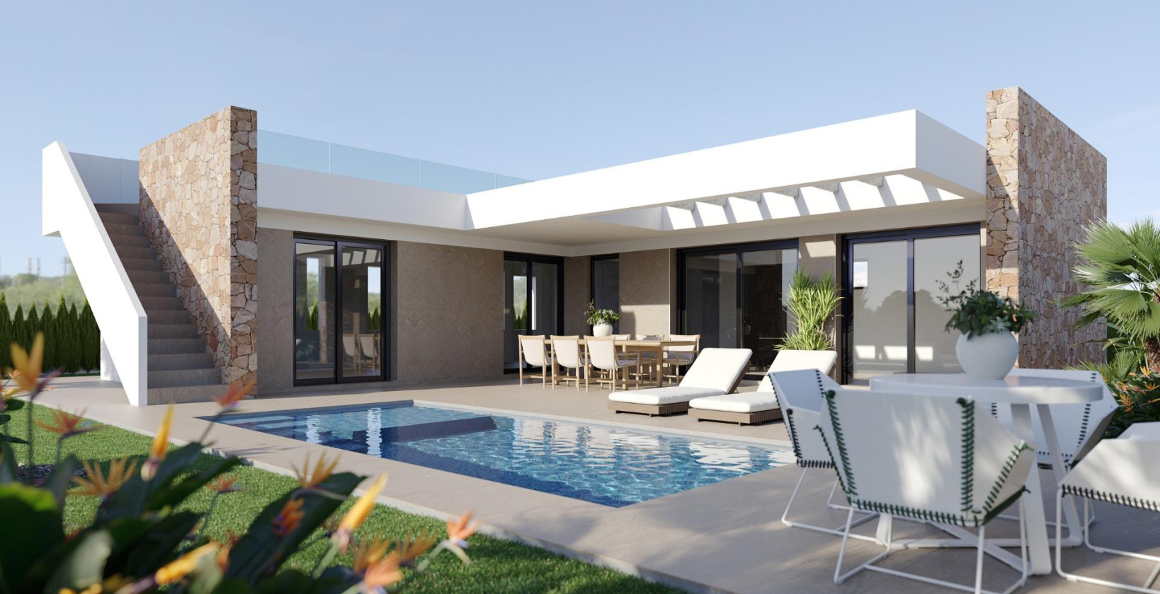 Nybyggnation - Villa - Fuente Álamo - Hacienda del Alamo