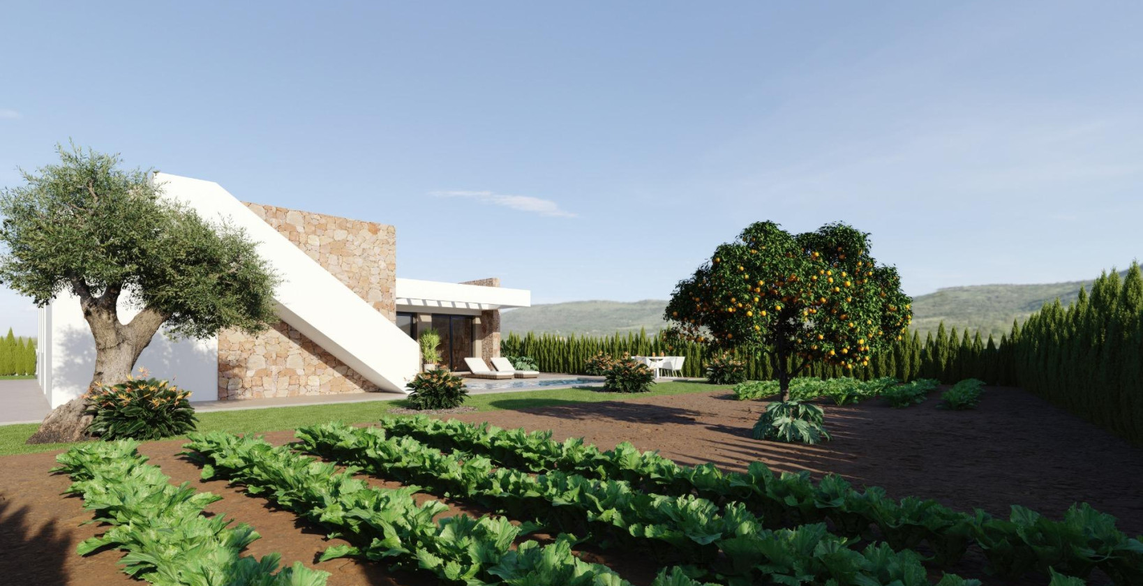 Nybyggnation - Villa - Fuente Álamo - Hacienda del Alamo