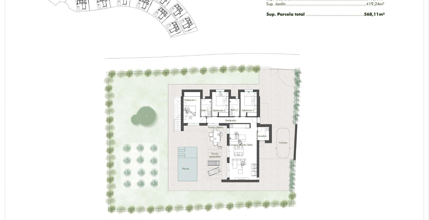 Nybyggnation - Villa - Fuente Álamo - Hacienda del Alamo