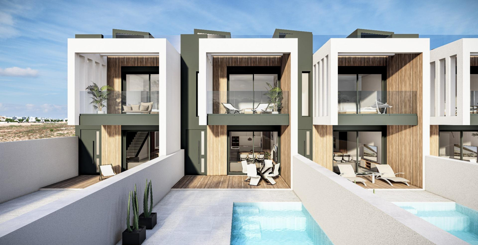 New Build - Townhouse - Pilar de la Horadada - Lo Monte