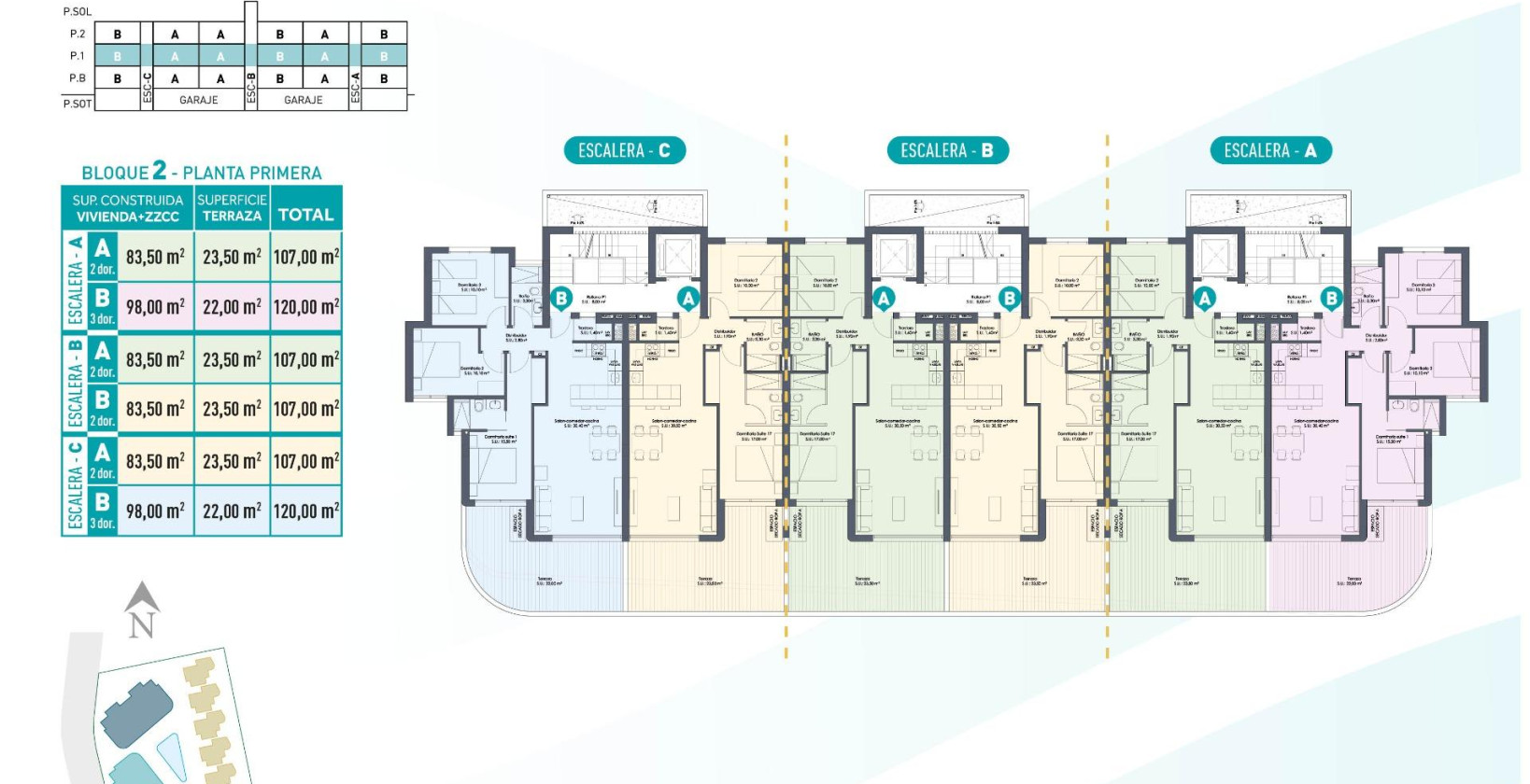 New Build - Apartment / flat - Los Alcazares - Serena Golf