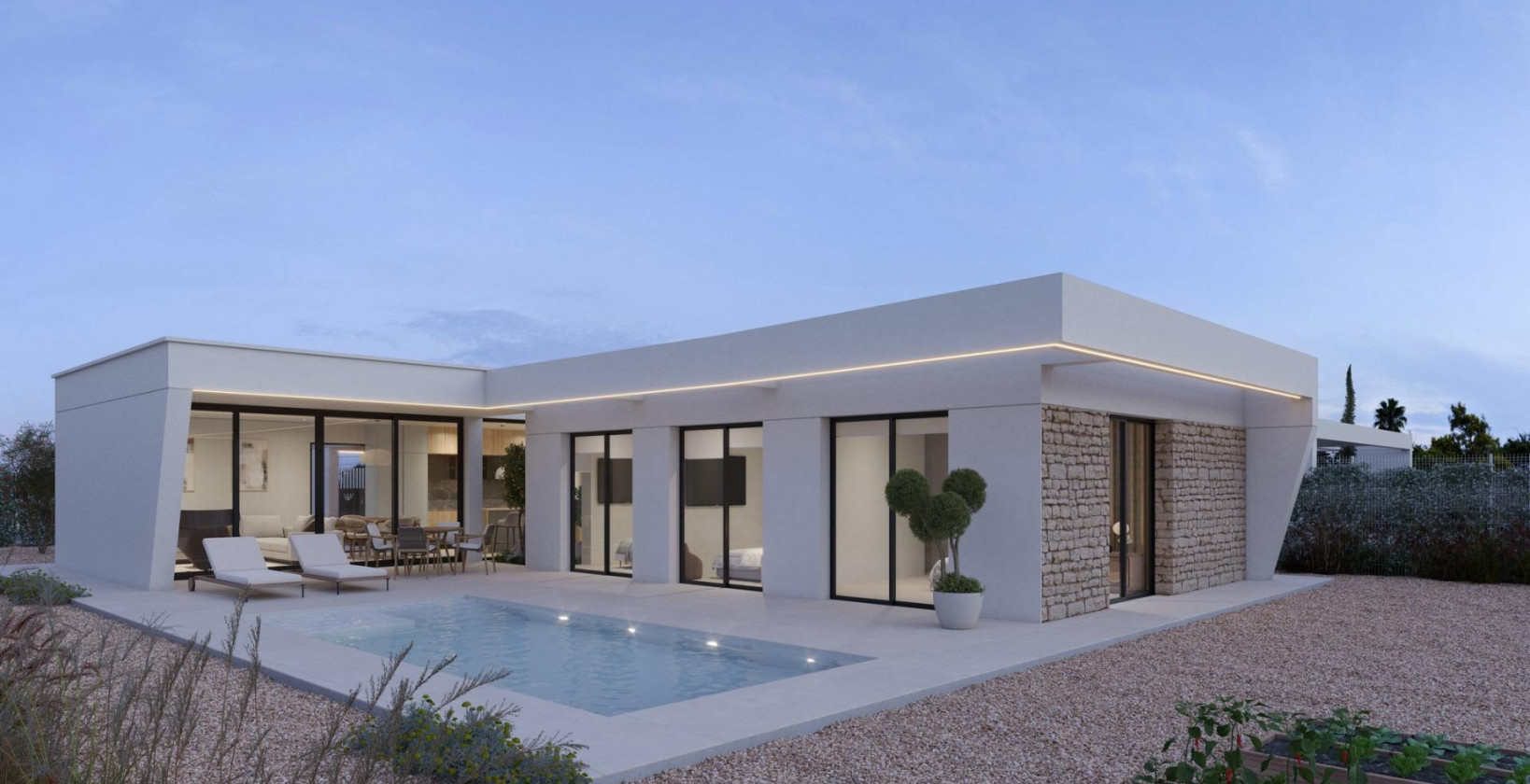 New Build - Villa - Fuente Álamo - Hacienda Del Álamo Golf