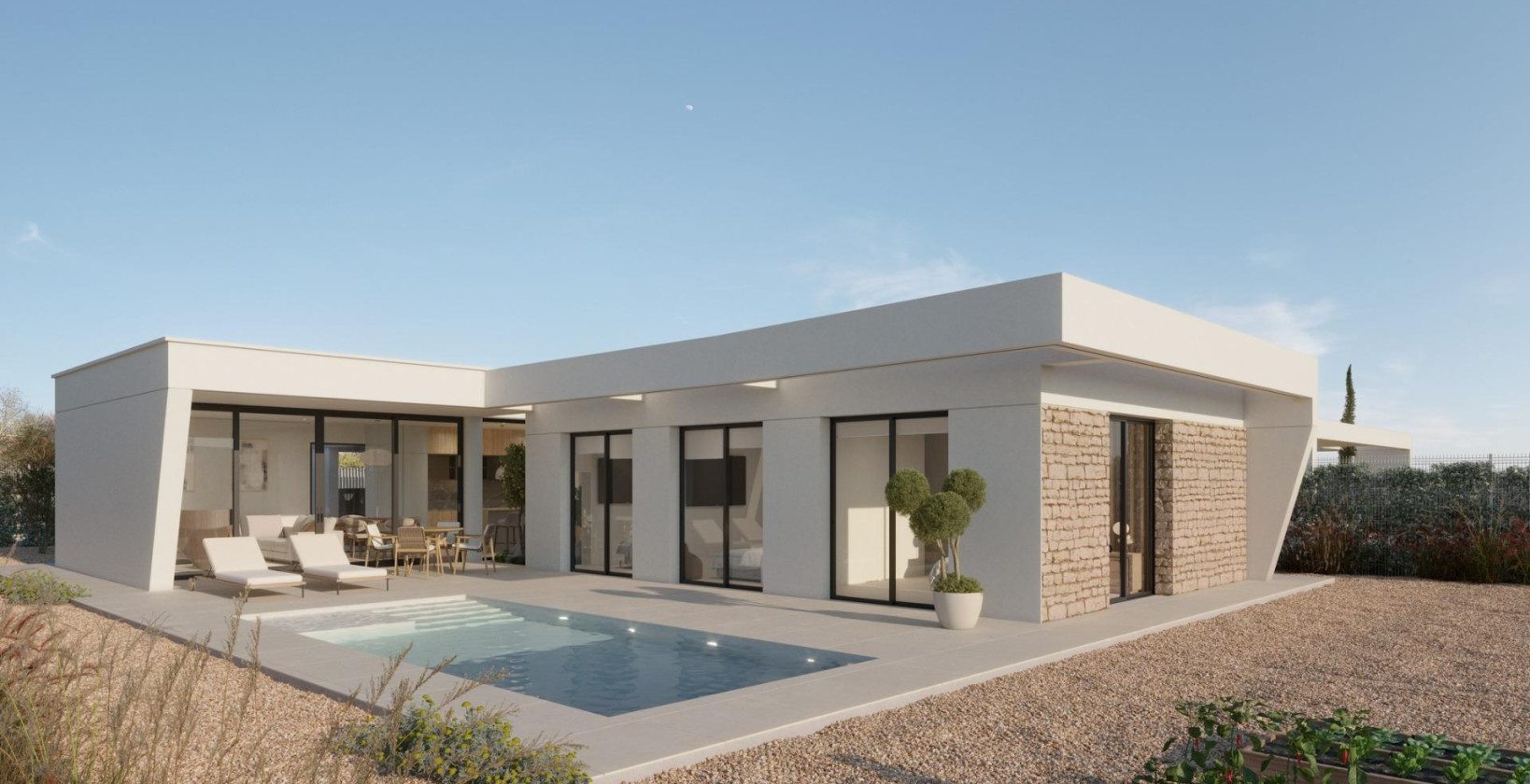 New Build - Villa - Fuente Álamo - Hacienda Del Álamo Golf