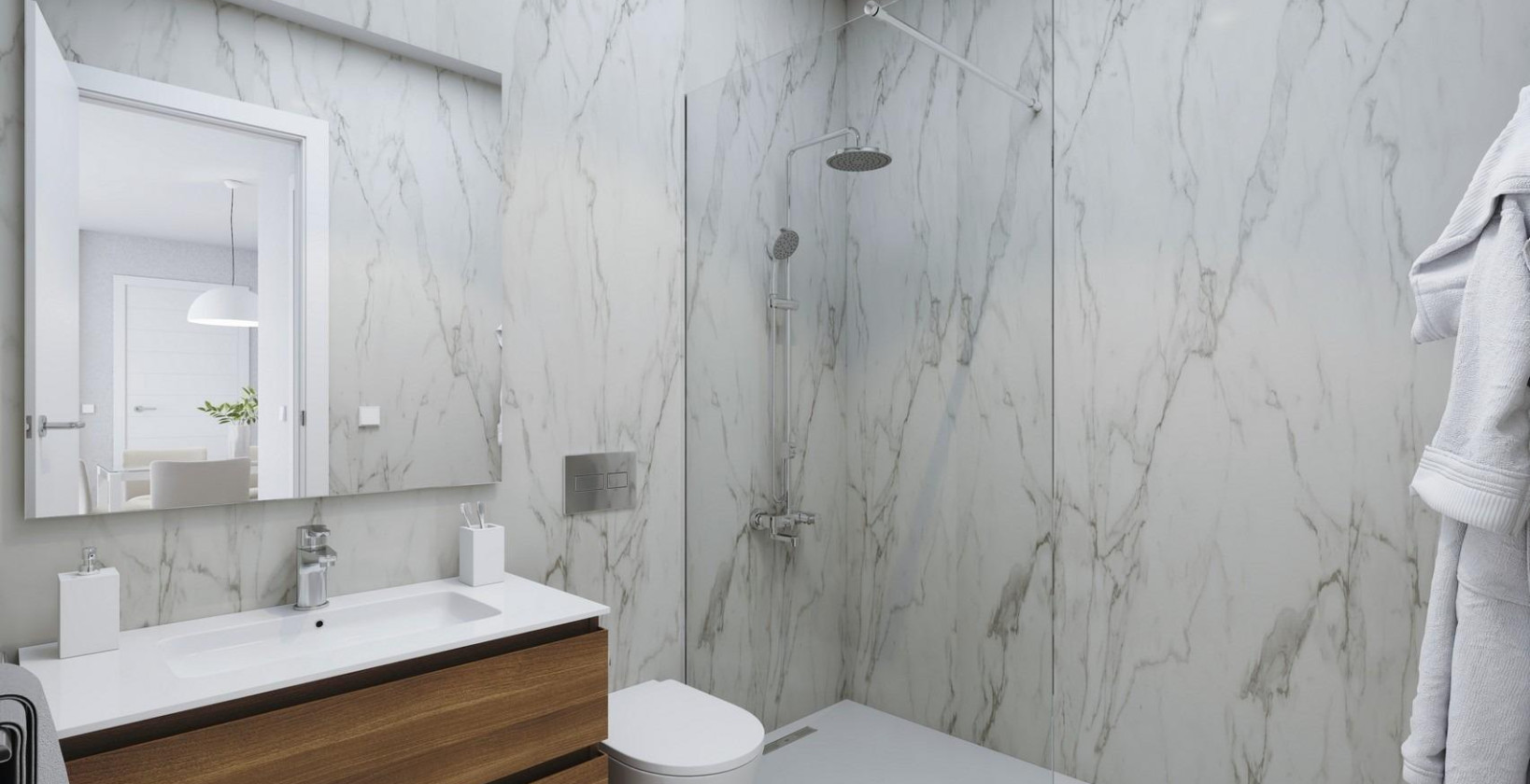 New Build - Apartment / flat - Puerto de mazarron - El Alamillo