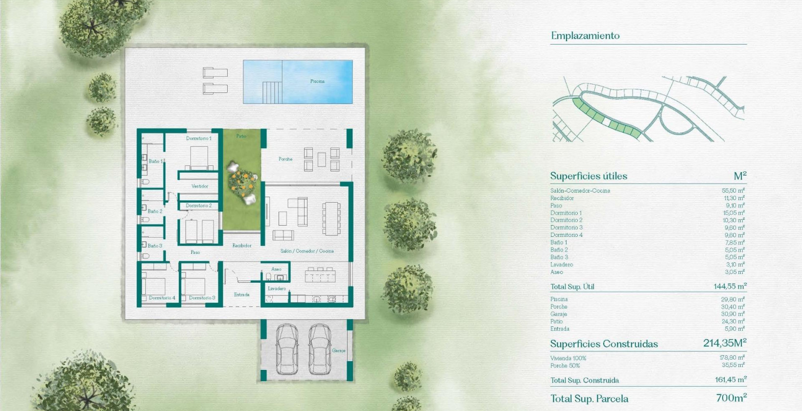 Nybyggnation - Villa - Fuente Álamo - Hacienda del Alamo