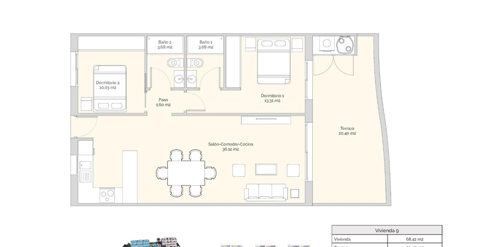 New Build - Apartment / flat - Finestrat - Puig Campana Golf