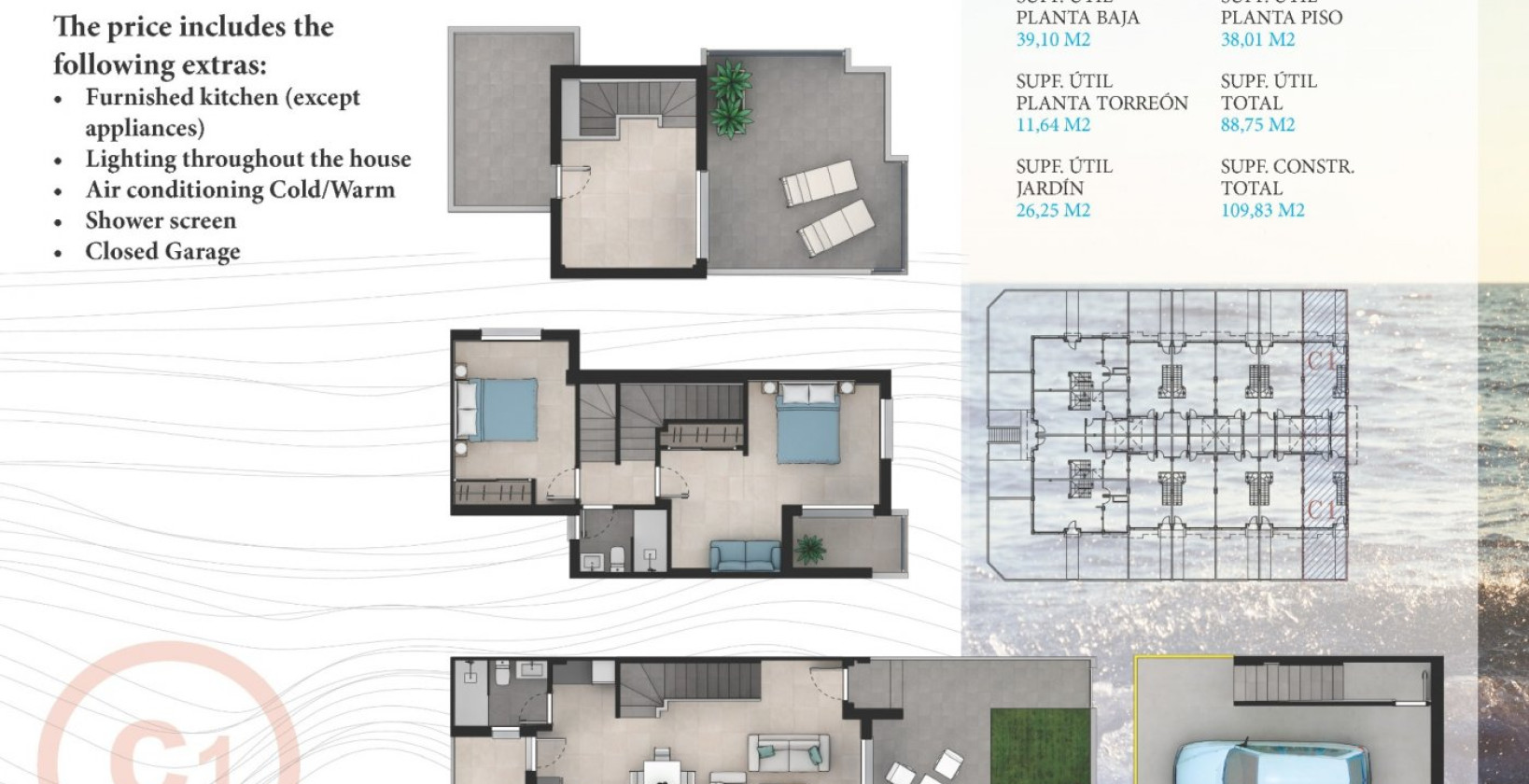 New Build - Townhouse - La Manga del Mar Menor - LA MANGA