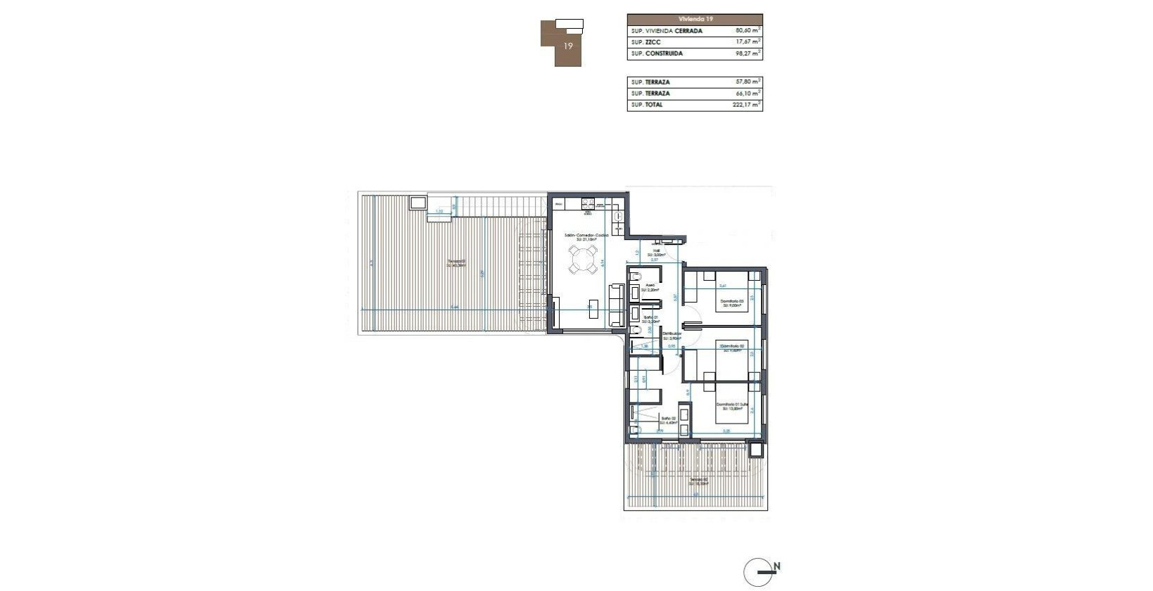 New Build - Penthouse - Guardamar del Segura - Camino del Puerto