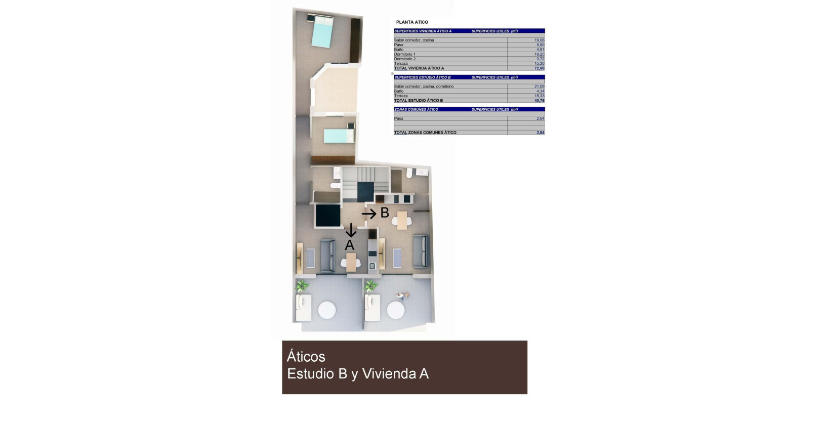 Nybyggnation - Takvåning - Torrevieja - Centro