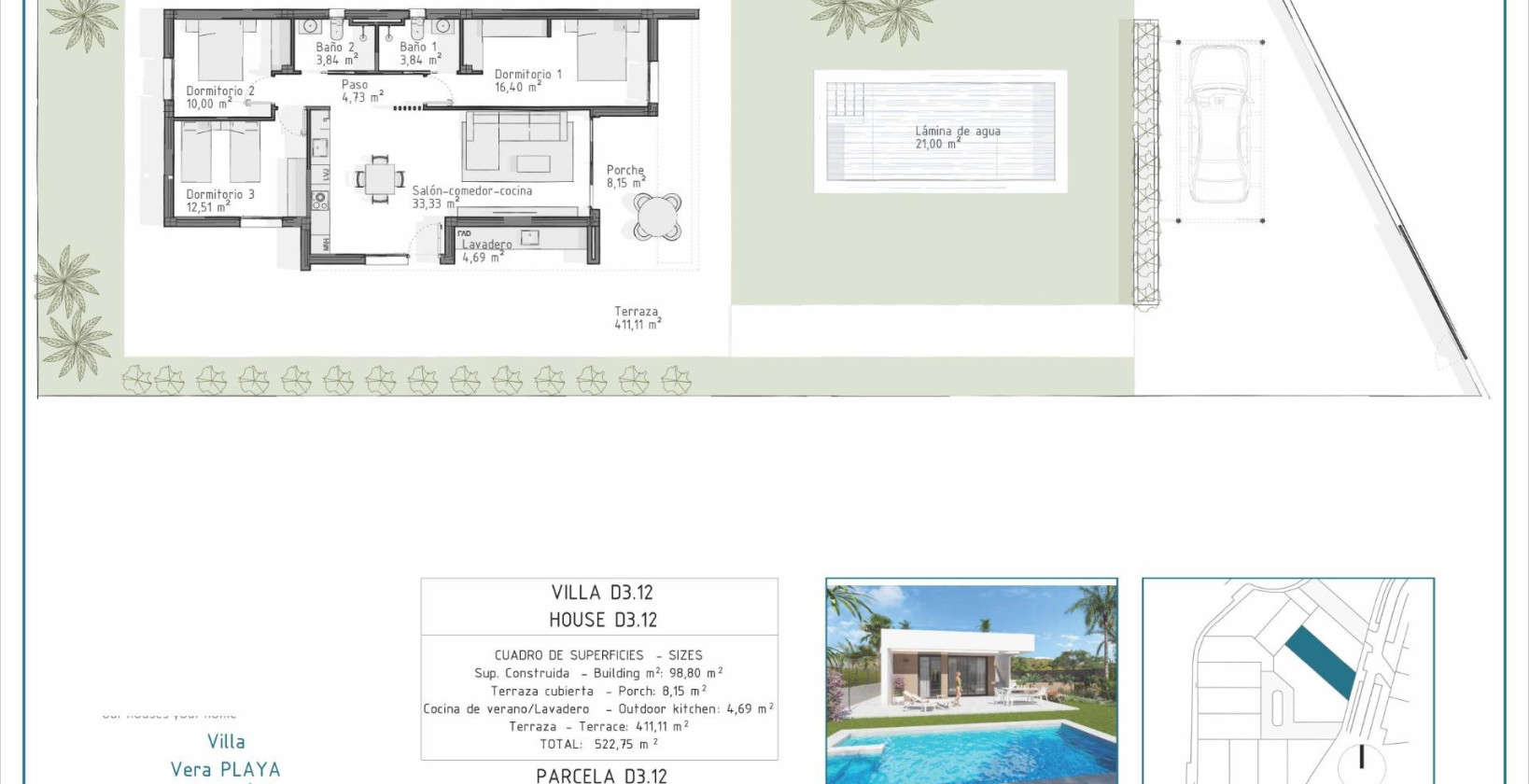 New Build - Villa - Vera - Pueblo Salinas
