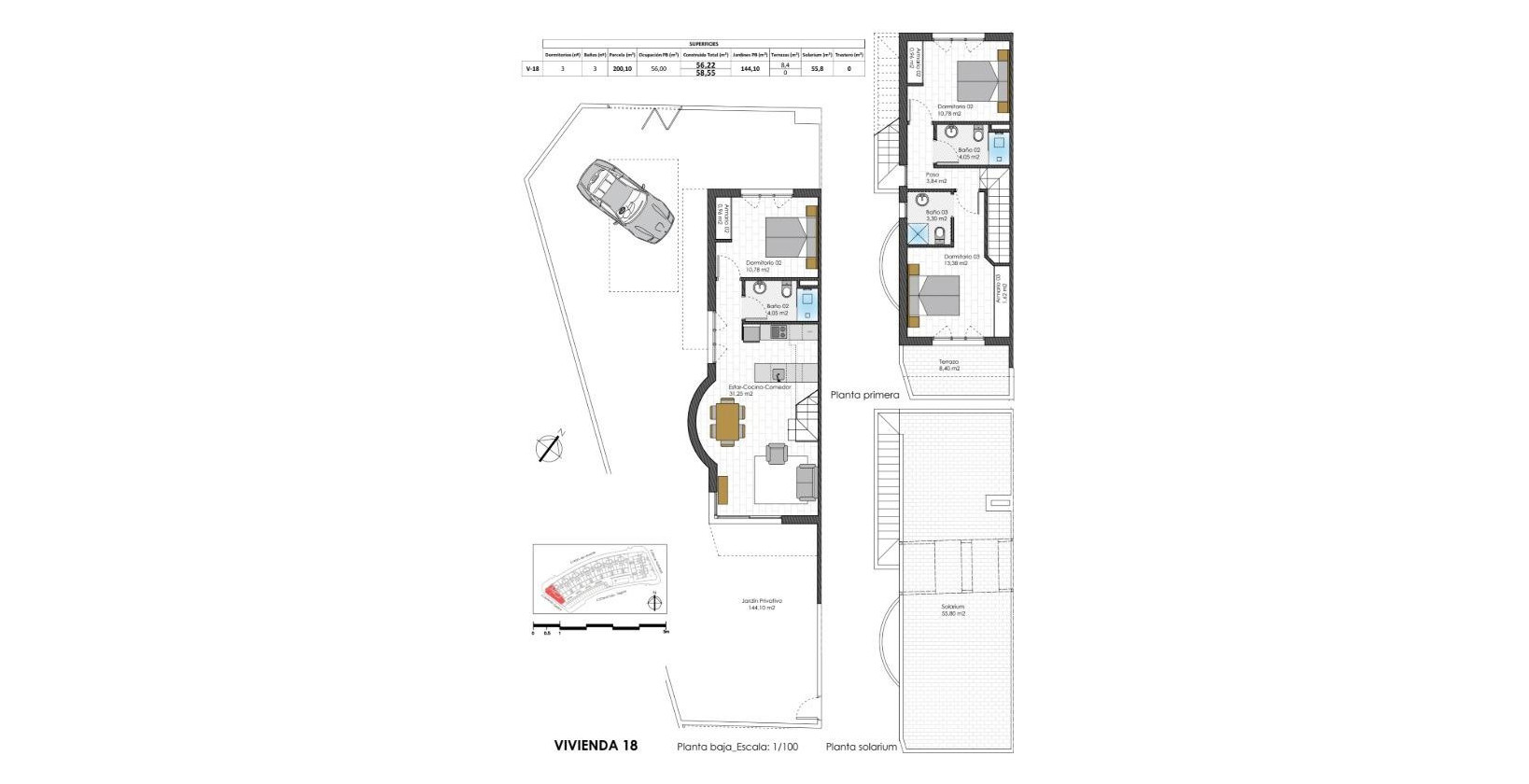 New Build - Townhouse - Pilar de la Horadada - PILAR DE LA HORADADA