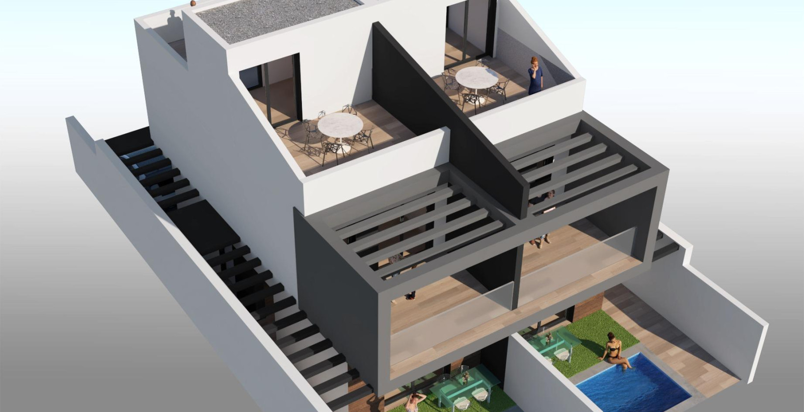 New Build - Villa - San Javier - Santiago de la Ribera
