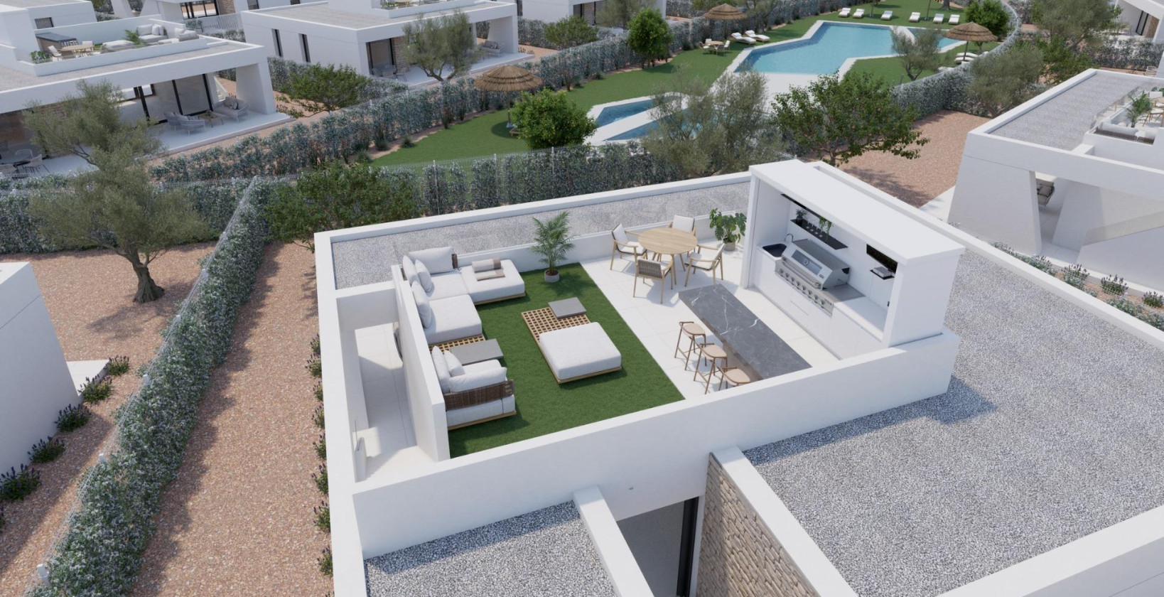 Nueva construcción  - Chalet - Fuente Álamo - Hacienda Del Álamo Golf