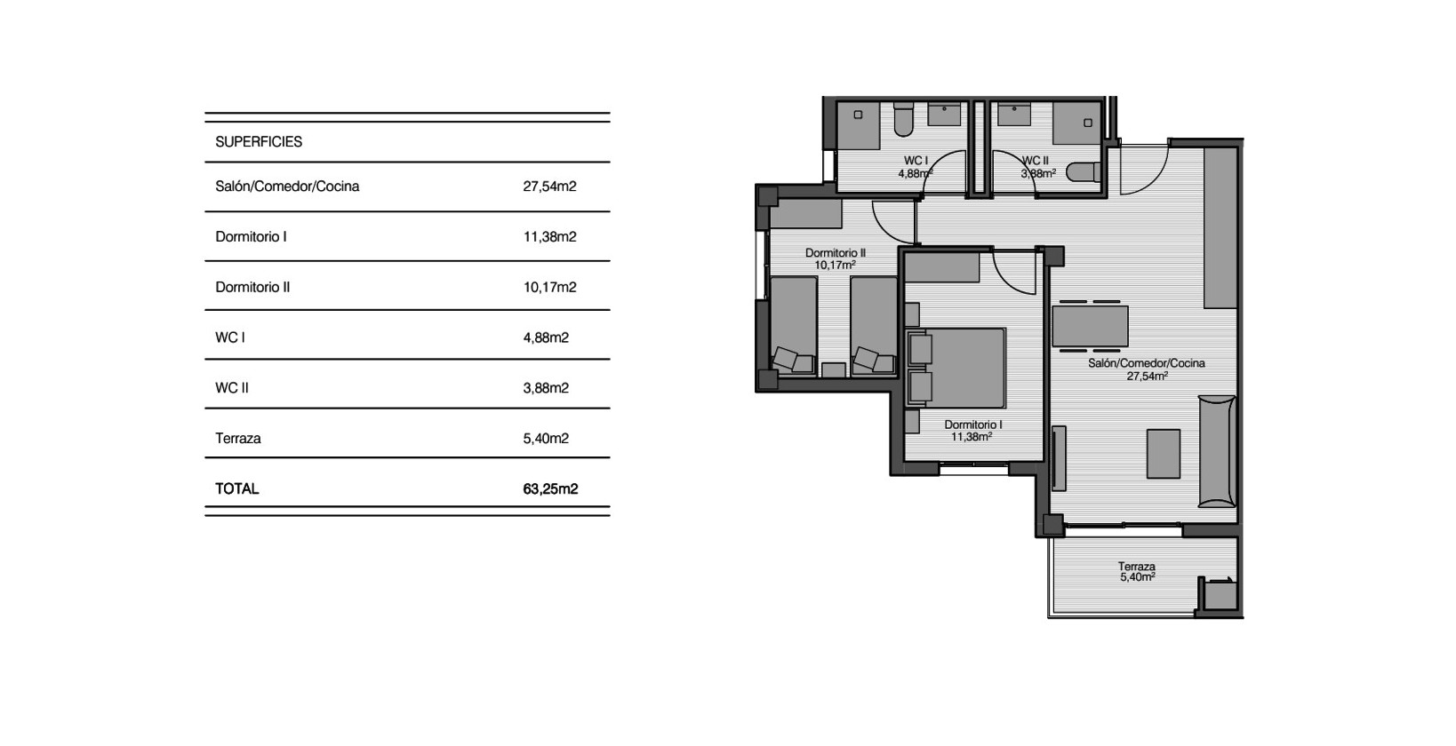 Bruktbolig - Leilighet / leilighet - San Miguel de Salinas