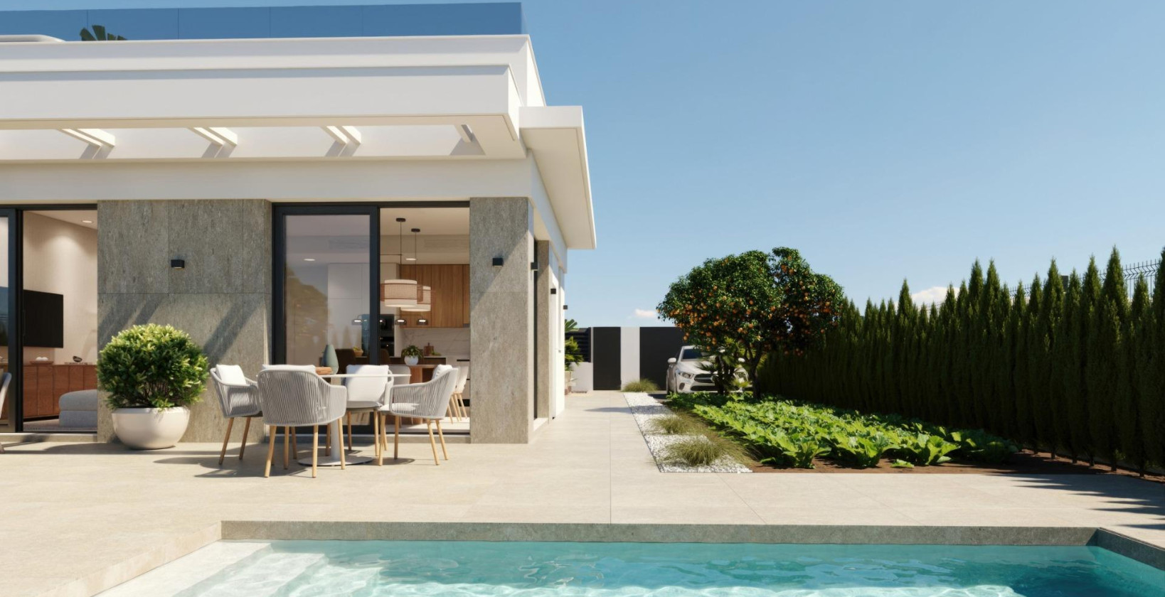 Nybyggnation - Villa - Fuente Álamo - Hacienda Del Álamo Golf