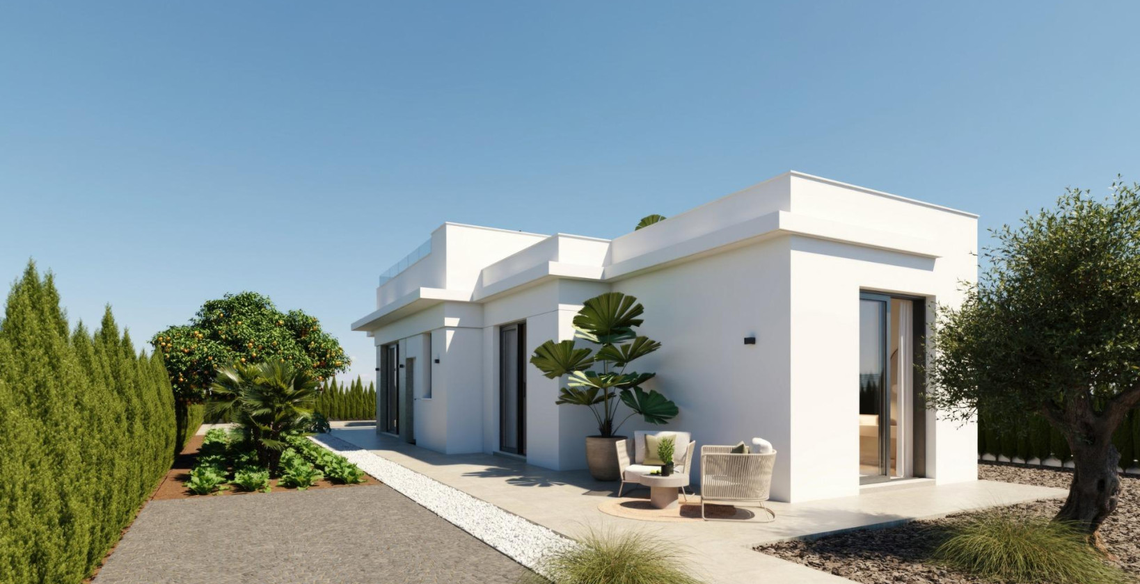 Nybyggnation - Villa - Fuente Álamo - Hacienda Del Álamo Golf