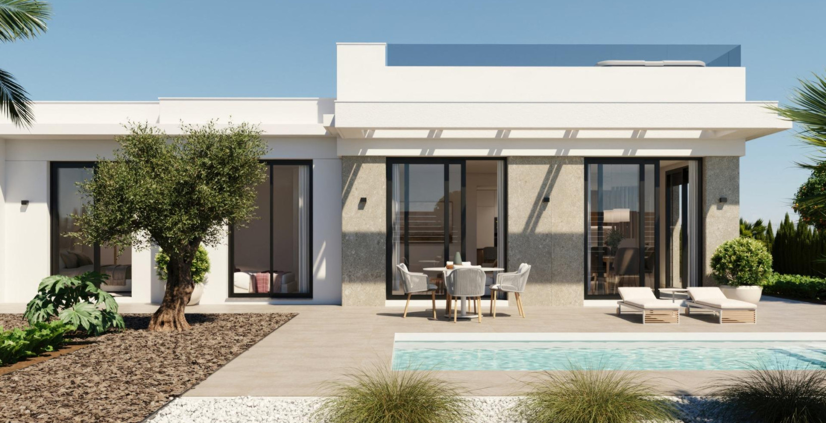 Nybyggnation - Villa - Fuente Álamo - Hacienda Del Álamo Golf