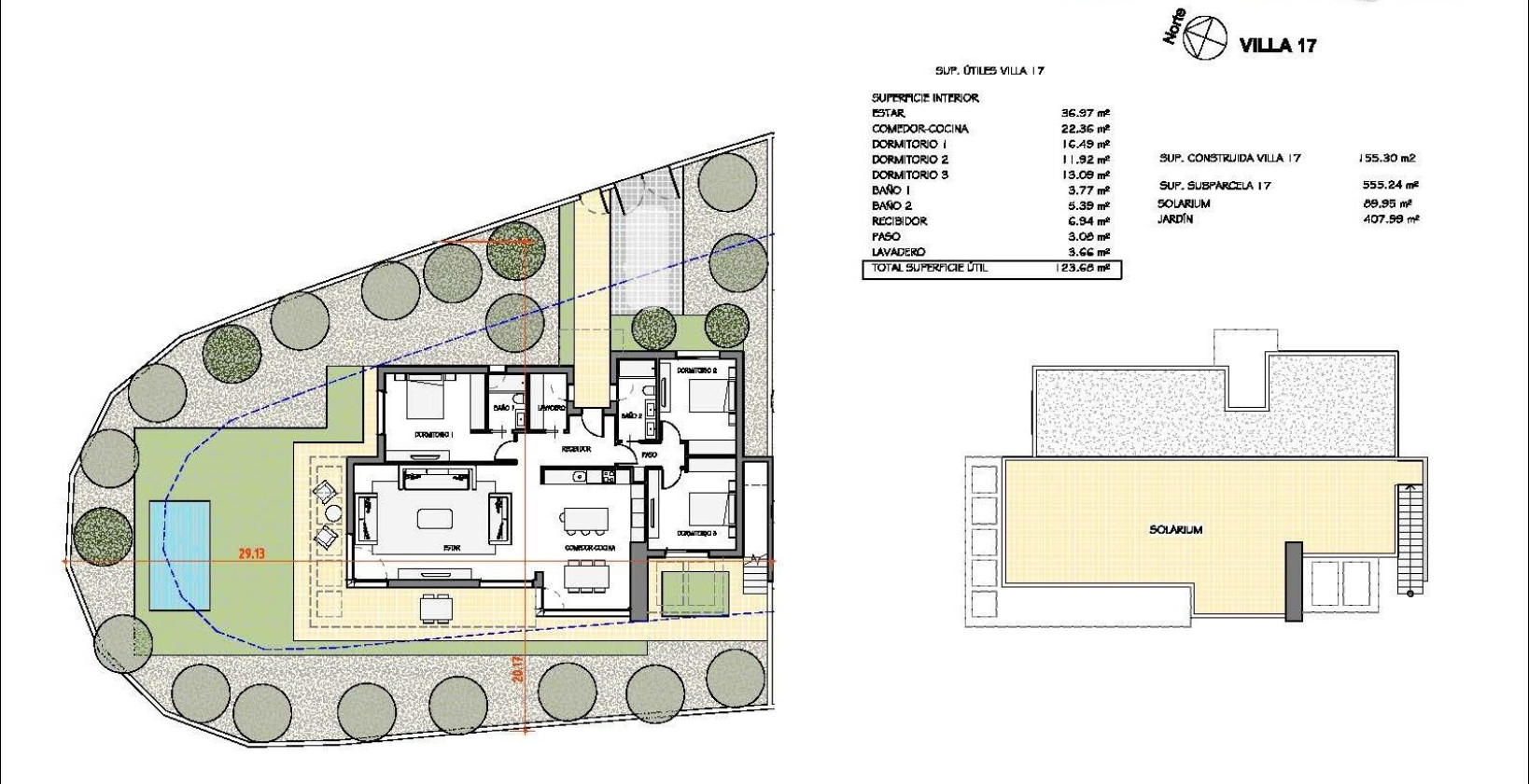 Nybyggnation - Villa - Fuente Álamo - Hacienda Del Álamo Golf
