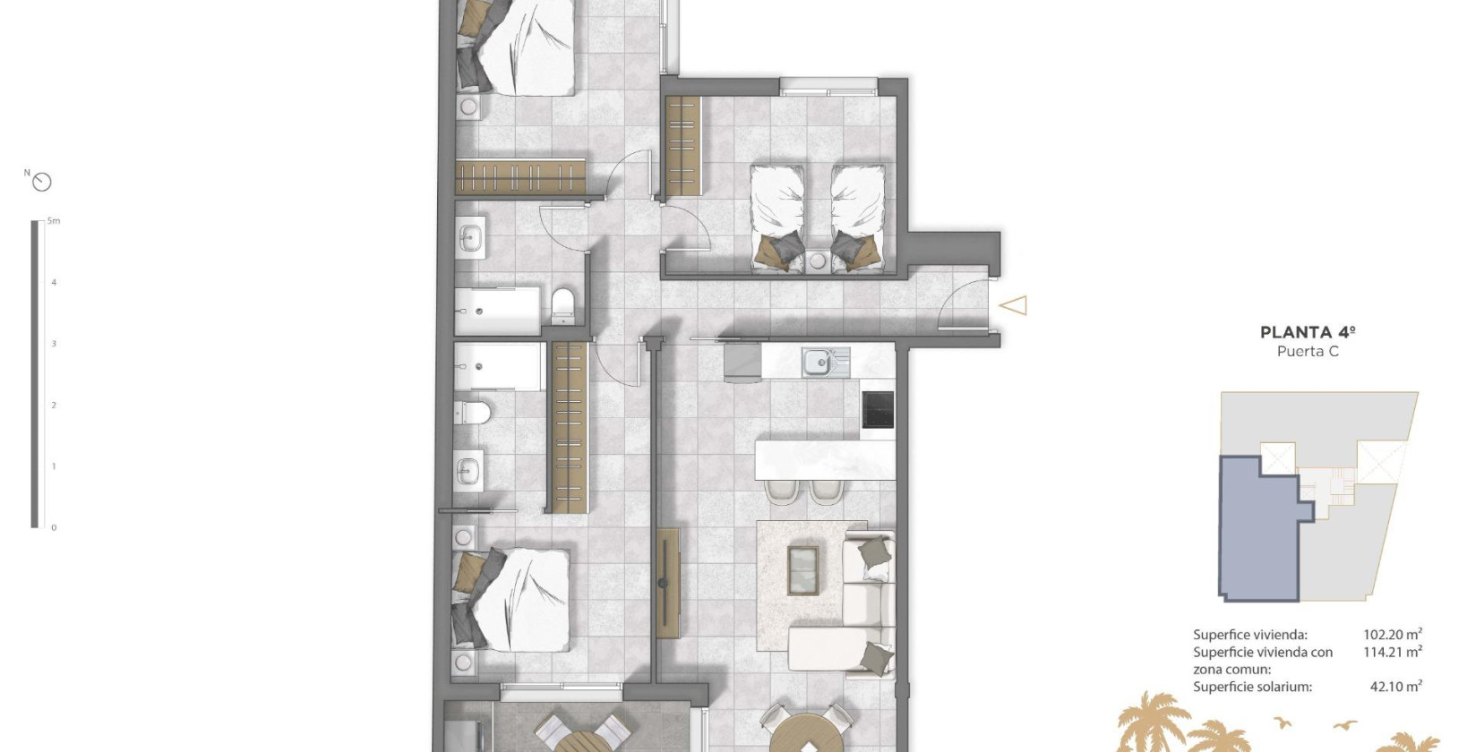Nybygg - Toppleilighet - Guardamar del Segura - Pueblo