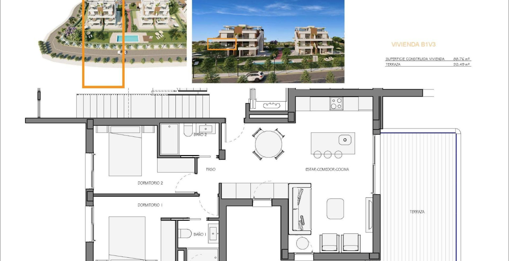 Nybyggnation - Lägenhet / lägenhet - Fuente Álamo - Hacienda del Alamo