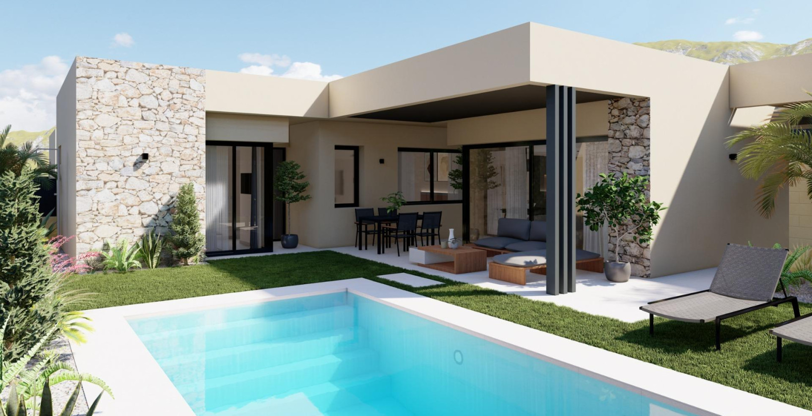 New Build - Villa - BAÑOS Y MENDIGO - Altaona Golf