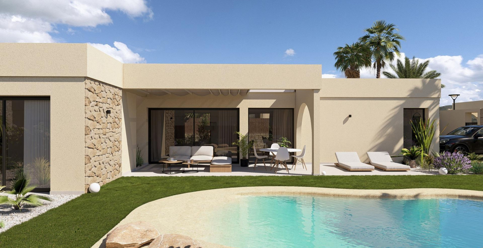 New Build - Villa - BAÑOS Y MENDIGO - Altaona Golf