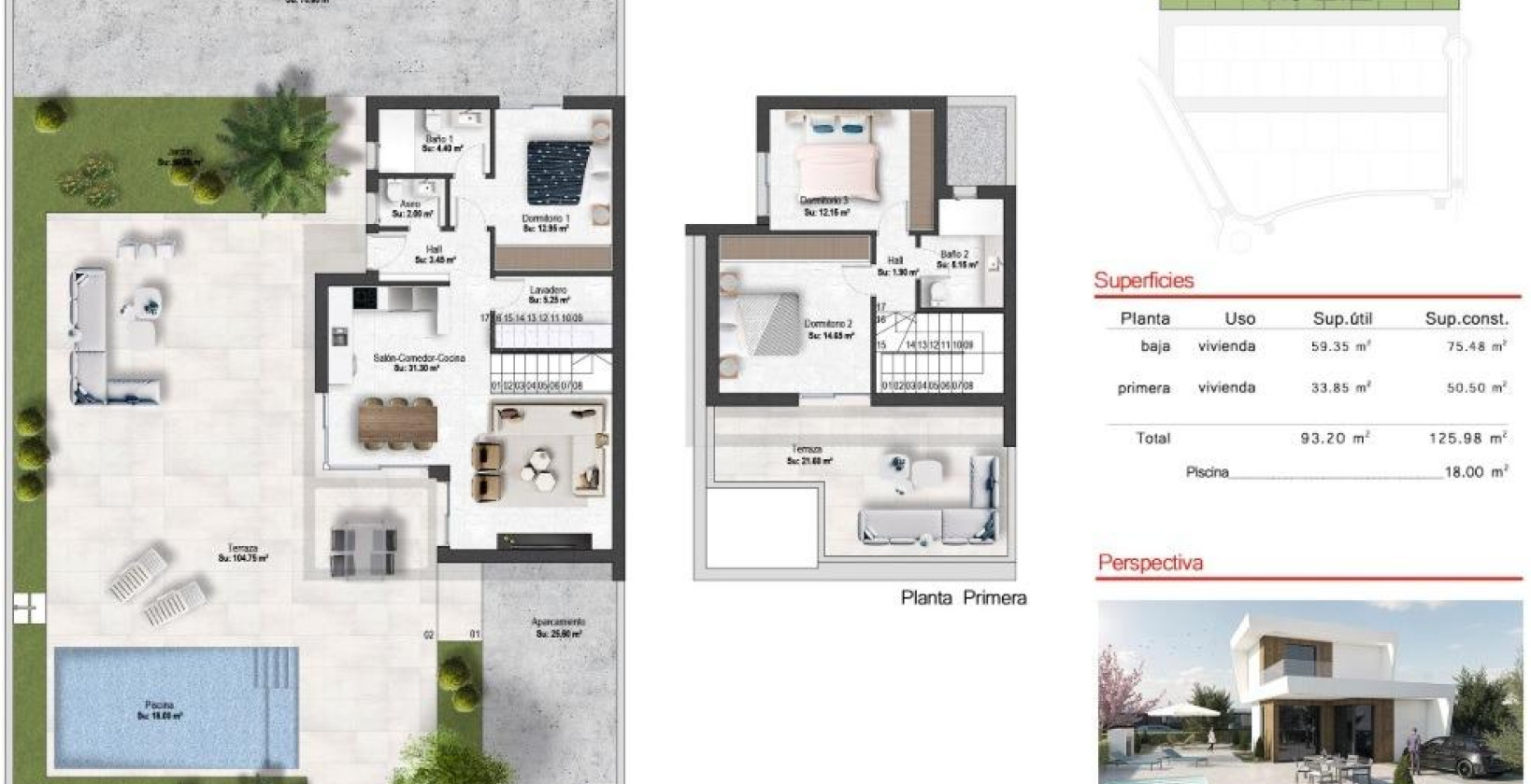New Build - Villa - BAÑOS Y MENDIGO - Altaona golf and country village