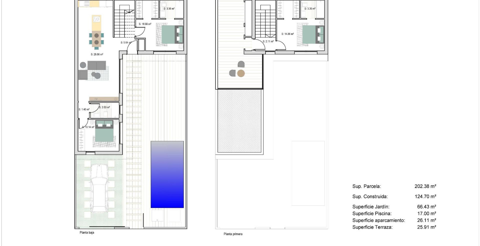 New Build - Townhouse - San Javier - Parque del doce