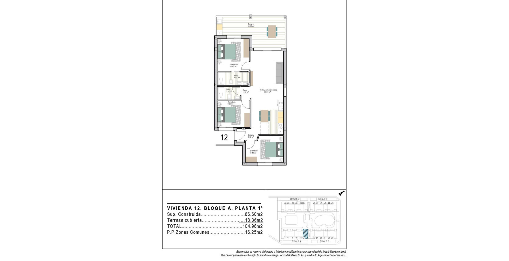 New Build - Apartment / flat - Torre Pacheco - San Cayetano