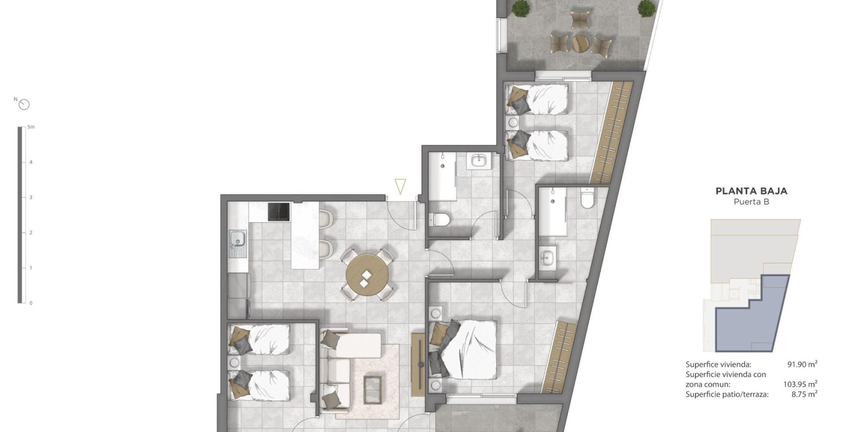 New Build - Apartment / flat - Guardamar del Segura - Pueblo